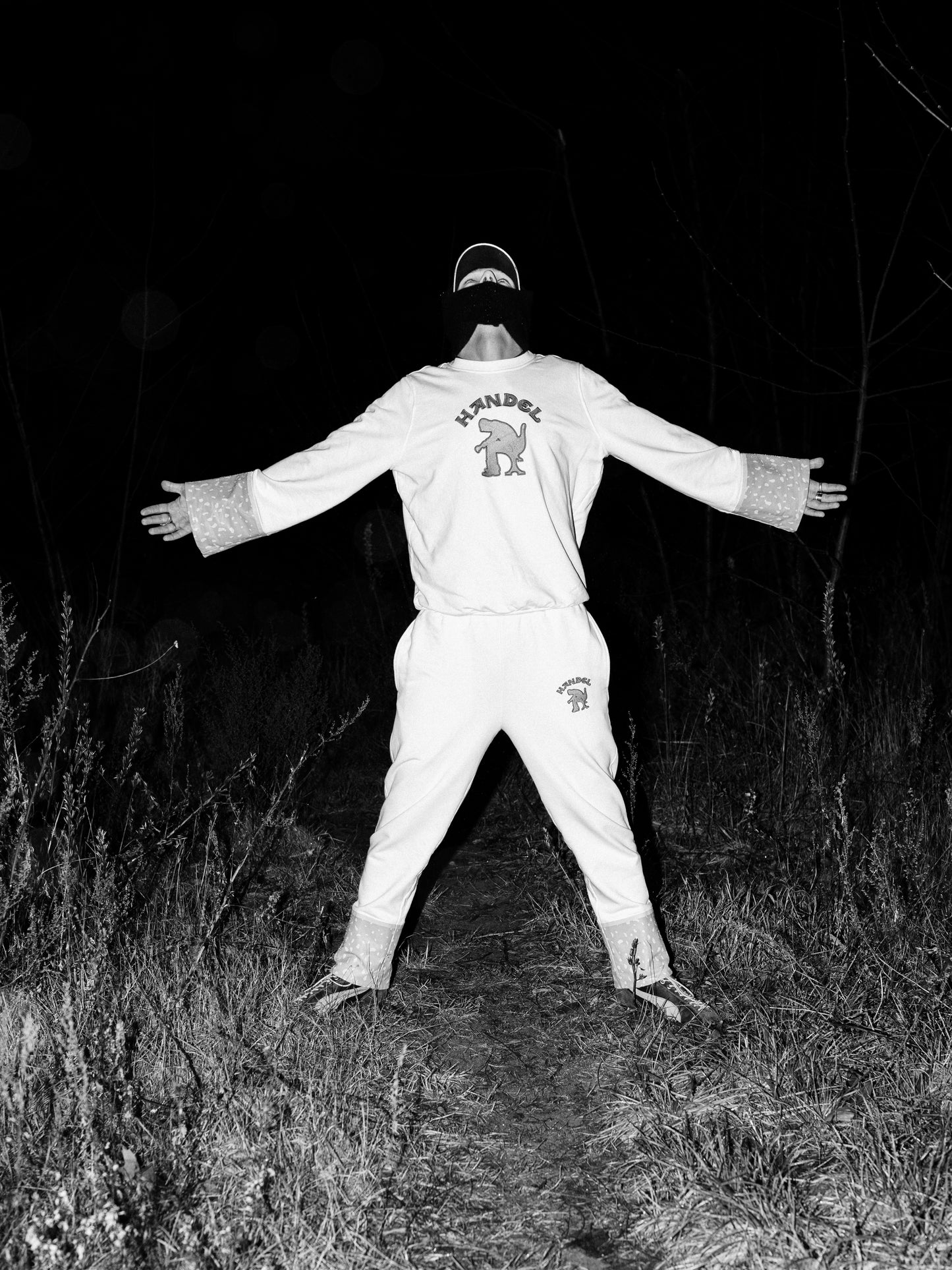 Handel Cigarette Enthusiast White Trackpants.