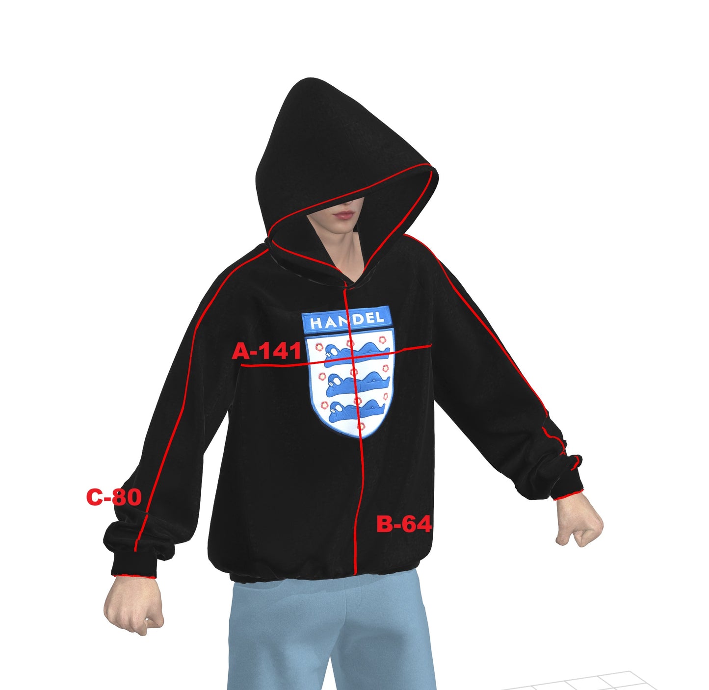 Homies of Albion - "England" Lions of Albion Hoodie